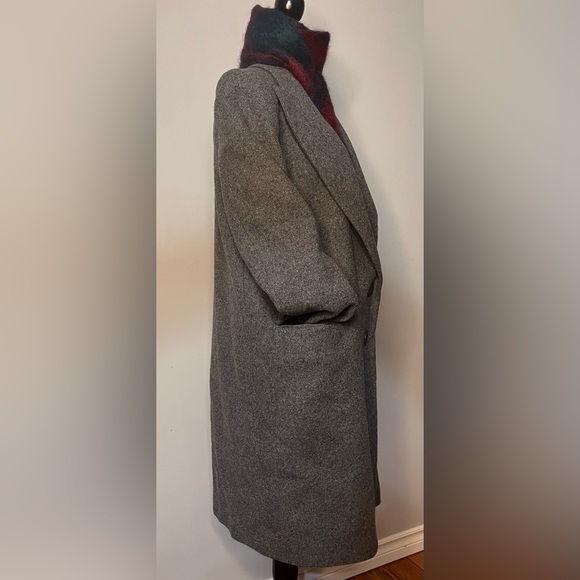 Zara Basics Wool Blend Womans Trench Coat w/ 2 Front Pockets and Style Galore!! - Picture 8 of 12